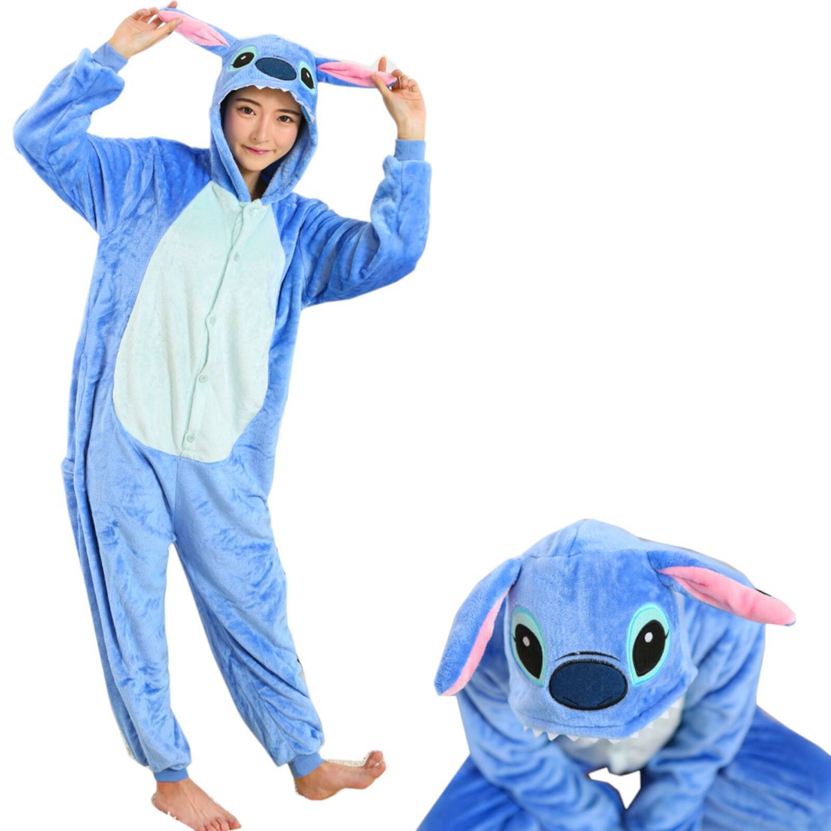LILO I STICH Strój przebranie kostium KIGURUMI / PIŻAMA rozmiar M ( Lilo & Stitch )