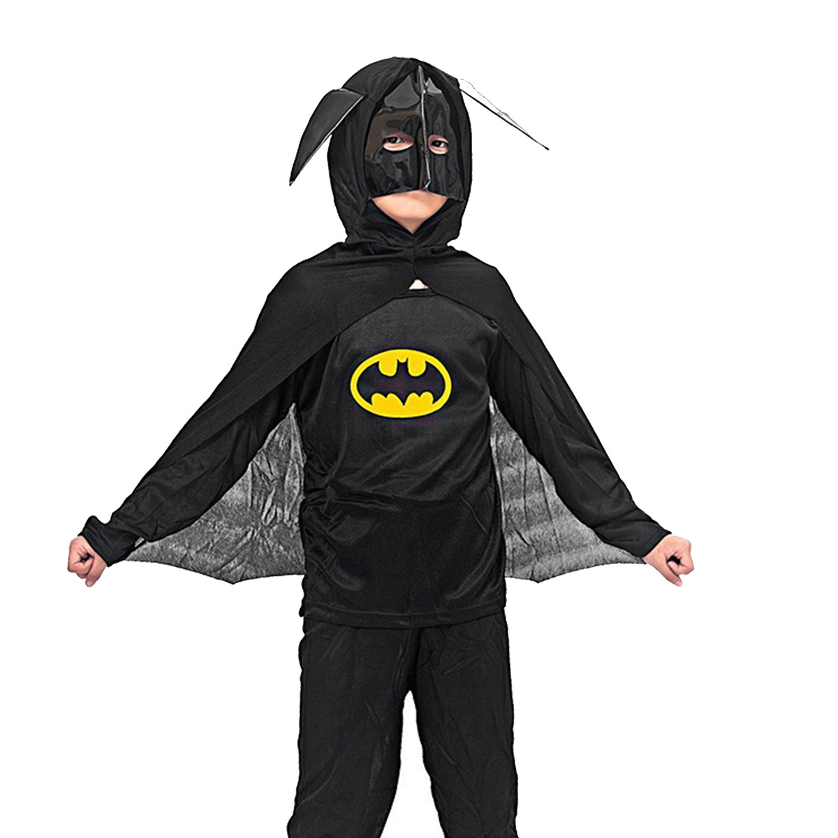 Strój Dla Chłopca Kostium Batman 122-134 + Maska LED