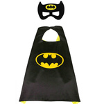 BATMAN Kostium Dla Dzieci 2w1 Peleryna Z Maską 
