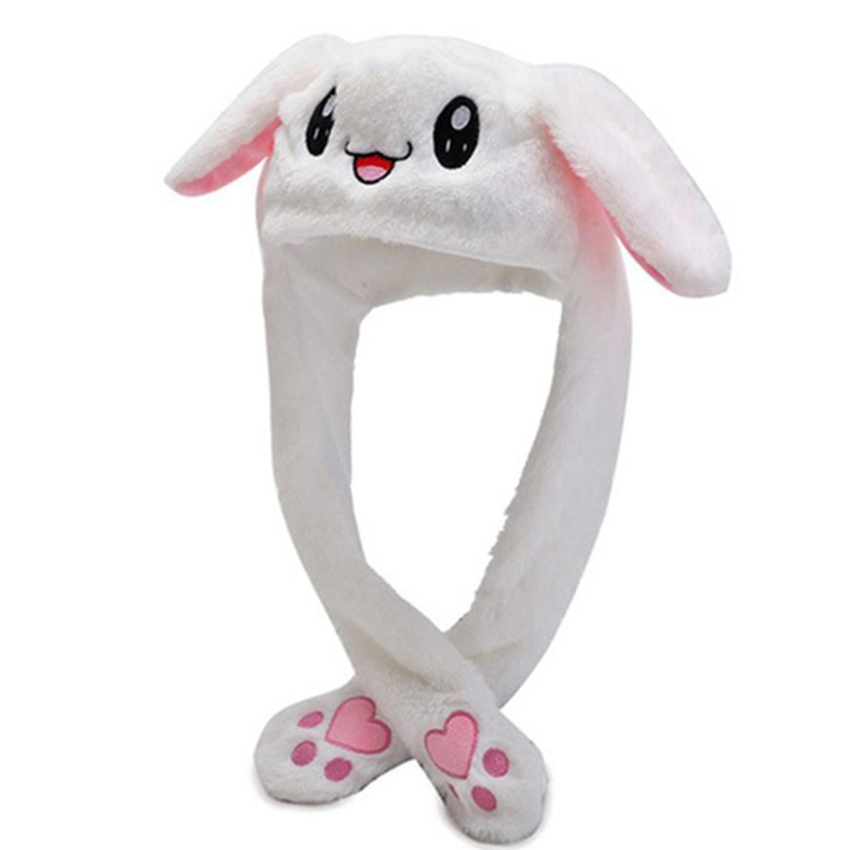 Świecąca LED Czapka Z Ruchomymi Uszami Królik Kigurumi