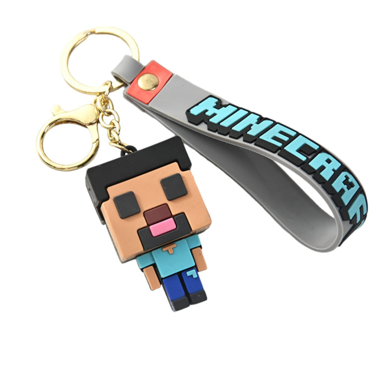 MINECRAFT Breloczek do kluczy Zawieszka do Plecaka Figurka