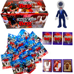 SKIBIDI TOILET - SASZETKA NIESPODZIANKA SKIBIDI TOILET FIGURKA + 3 KARTY KOLEKCJONERSKIE