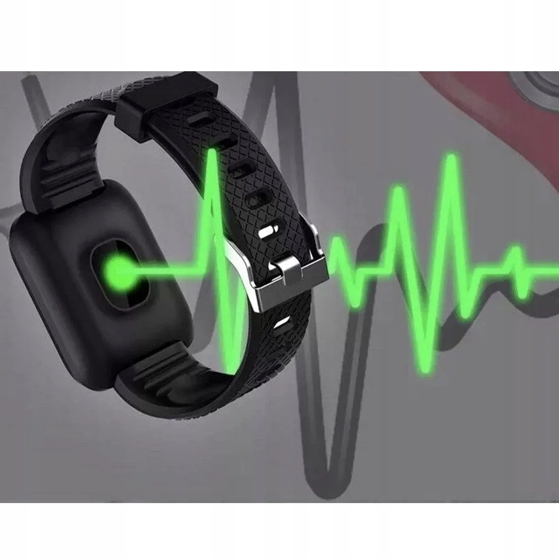 SMARTWATCH DAMSKI MĘSKI POWIADOMIENIA ZEGAREK SPORTOWY SMART WATCH 