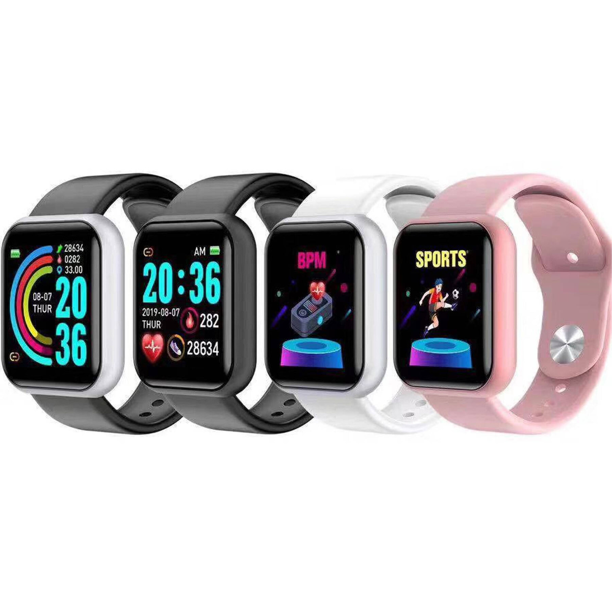 SMARTWATCH DAMSKI  ZEGAREK SPORTOWY  SMART WATCH TRYBY PRACY