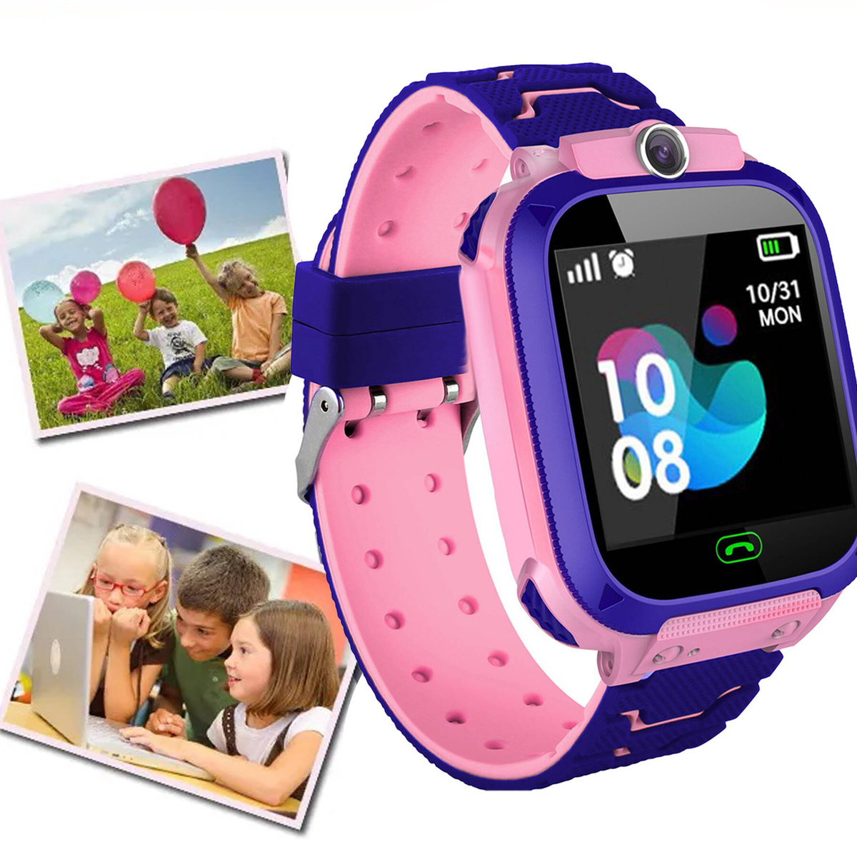 SMARTWATCH DZIECIĘCY GPS IBS APARAT SOS SIM ROZMOWY GRA BUDZIK NA PREZENT