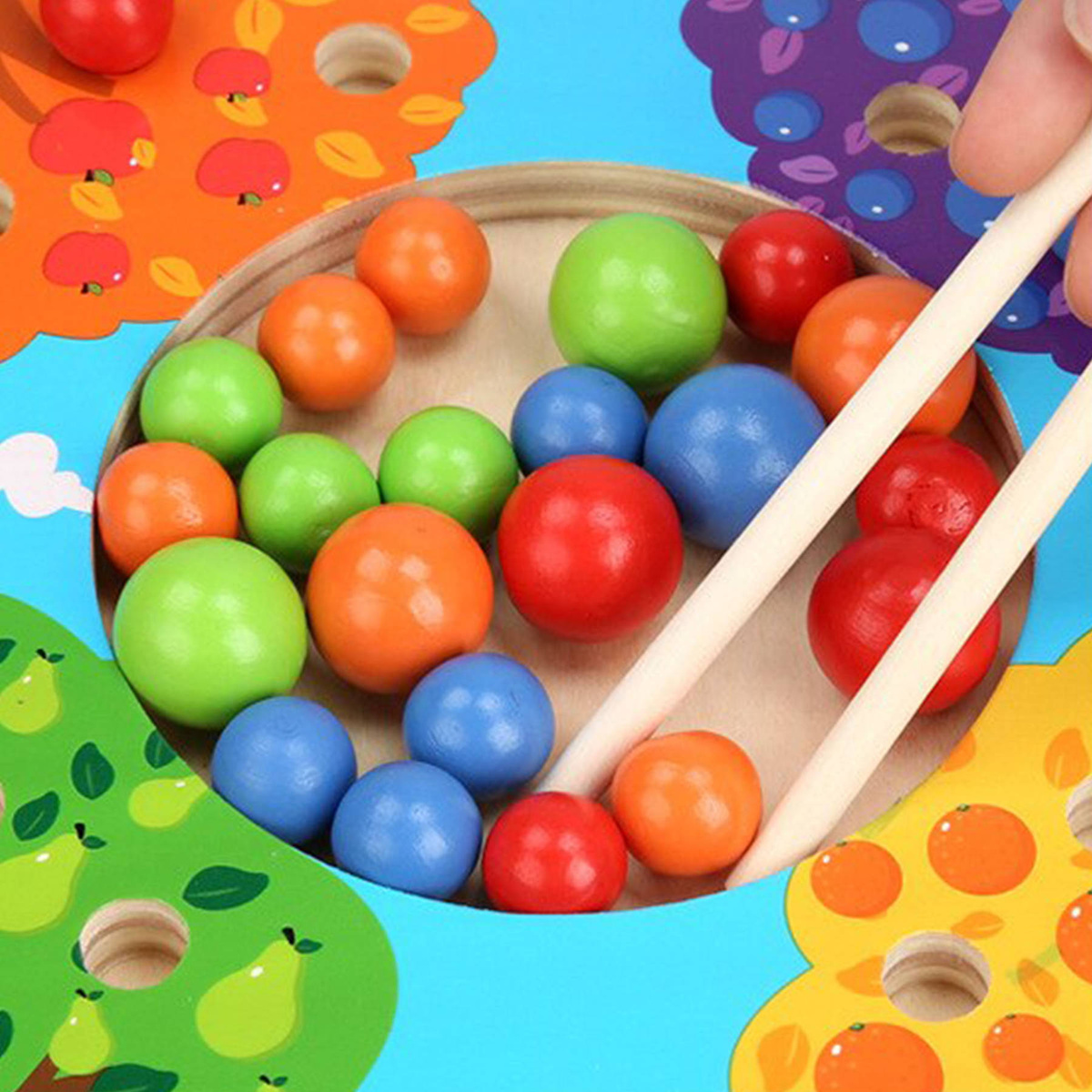 Drewniana Gra Zręcznościowa Montessori